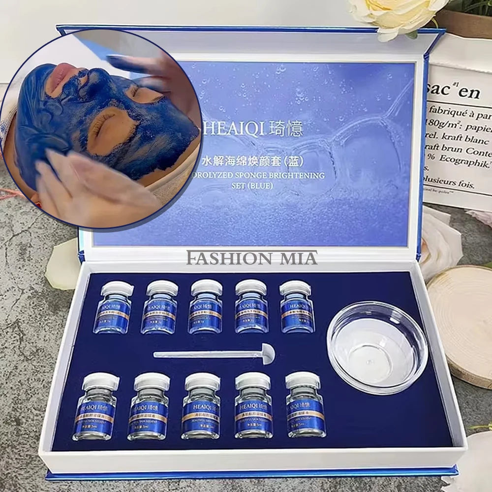 Sponge Crystallite Blue Copper Peptide Collagen Regeneration Natural Biological Extract Sponge Spicules Cell Renew Skin Care