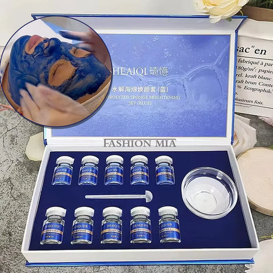 Sponge Crystallite Blue Copper Peptide Collagen Regeneration Natural Biological Extract Sponge Spicules Cell Renew Skin Care