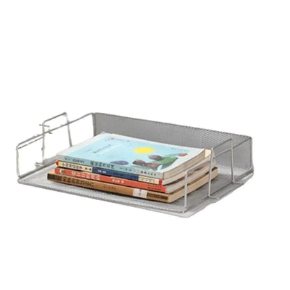 Single‑Layer Stackable File Tray – Durable A4 Desktop Document Organizer for School & Study Spaces