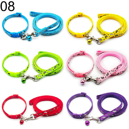 Dog Cat Adjustable Leash  and Collar 24Sets