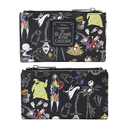 Halloween Disney Loungefly Mini Wallet – The Nightmare Before Christmas Cosplay Wallet for Girls