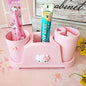 Sanrio Hello kittyMy melody creative home cartoon bathroom tooth cup toothbrush couple set mouthwash cup washing storage box