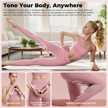 Women Postpartum Repair Pelvic Floor Muscle Leg Clamps Trainer LED Counted Exerciser Beauty Leg Convenient Fitness Equipment
