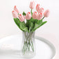 5/10Pcs Artificial Tulip Flowers Bouquets Indoor Home Room Decor Garden Wedding Decoration Party Table Vase Ornament Fake Flower