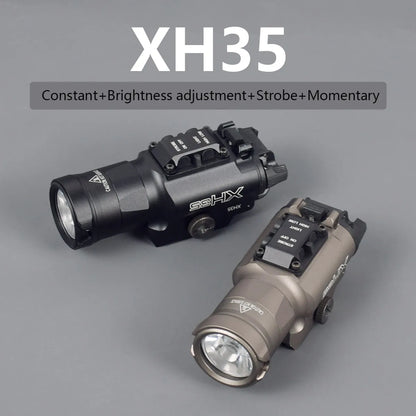 Tactical SureFire LOGO X300 Ultra XH35 X300UH-B Weapon Gun Light Lanterna Torch For Airsoft Pistol Glock 17 18 19 22 20mm Rail