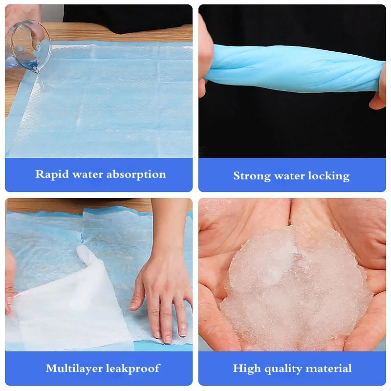 1Pack/20/40/50/100Pcs Super Absorbent Pet Diaper Dog Training Pee Pads Disposable Mat Cat Dog Diapers Quick-dry Surface Mat