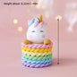 9‑Piece Unicorn Rainbow Cake Topper Set – Unicorn, Clouds, Stars & Happy Birthday Decorations for Girls’ First Birthday Party