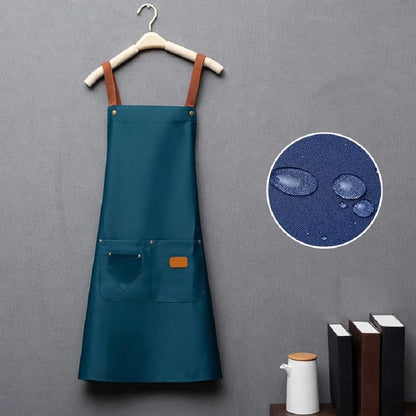 Waterproof Shoulder Apron Men's and Women's Kitchen Apron Salon Roast Barbecue Cleaning Nail Barbecue Scarf Cloak