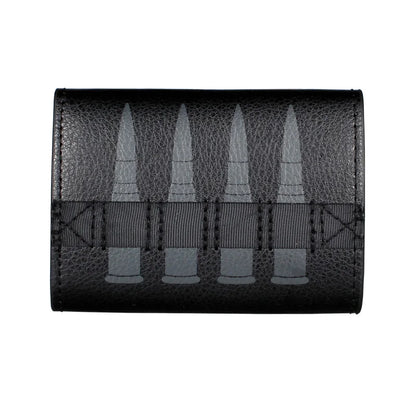 Skull  Hip Hop Wallet With Chain, PU Leather Trifold Wallet