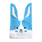 20PCS Kids Birthday Party Decoration Easter Carrot Candy Bag Easter Rabbit Gift Bag Candy Cones Transprant Plastic Bag