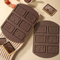 Silicone Chocolate Mold 6-Hole Christmas Multi Pattern Creative Handmade Biscuit Cake Dessert Biscuit Baking Tool
