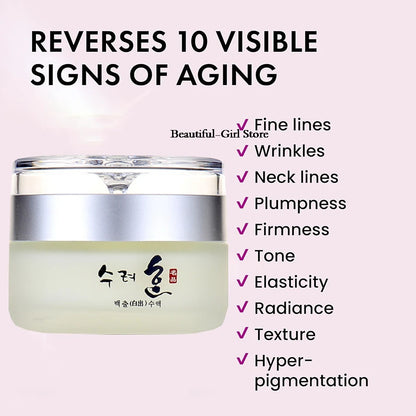 Collagen Anti Aging Face Cream With Peptide Complex Facial Wrinkle Day/Night Cream Face Moisturizer Korean 50g