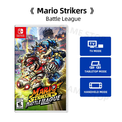 Mario Strikers Battle League Super Mario RPG Party Jamboree Nintendo Switch Game Card Deals Mario Party Superstars Tennis Aces