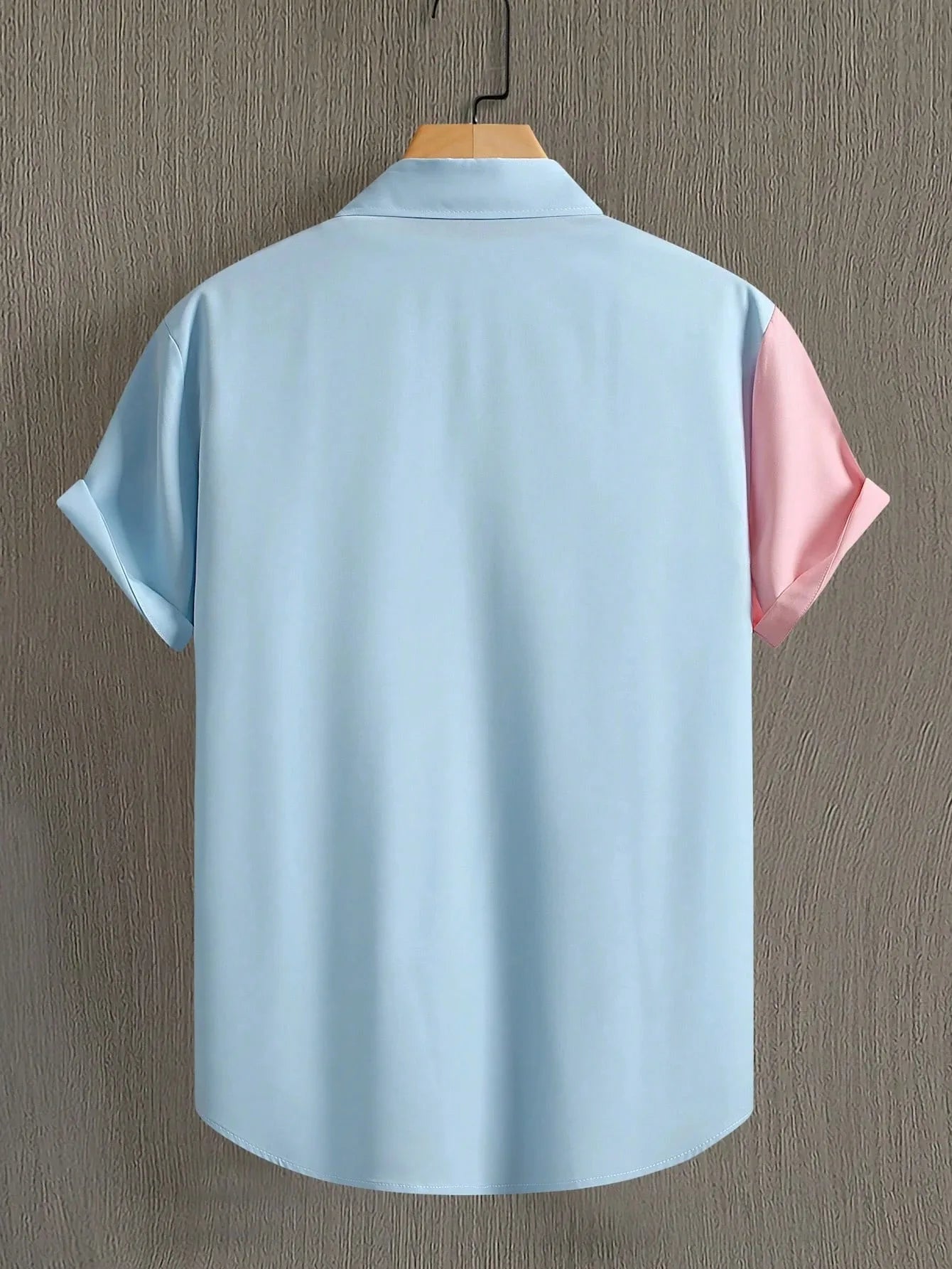Men's short-sleeved casual comfortable and soft 3D pattern print shirt