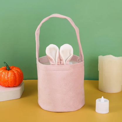 Velvet Easter Rabbit Bags New Pattern Cute Candy Bags Wedding Birthday Party Decoration Easter Basket Decorations