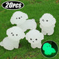 Luminous Poodle Dog Car Ornaments Dashboard Glow Ornament  Decoration Accessories