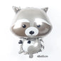 New Cartoon Animal Theme Foil Balloon Jungle Safari Lion Monkey Rabbit Kids Adult Birthday Party Decoration Supplies Baloon