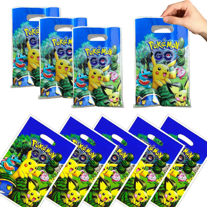 Pokémon birthday party decoration Balloon Disposable Tableware Tablecloth Straws Cup Plates Baby Shower Supplies