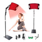 Red Light Therapy Panel – 660nm/850nm Near‑Infrared Lamp with Adjustable Stand & Timer