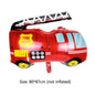 1pc Large Transportation Balloon Racing Balloon Fire Truck Ambulance School Bus Excavator Motorcycle Balloon for Boys Birthday