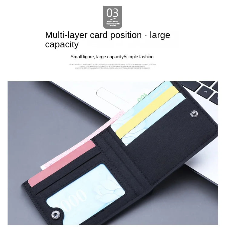 Child's Play Chucky Canvas Men Wallet Black/blue/gray Card Holder Male Money Bag bank Holder Short Purse Credit Card Case Bag