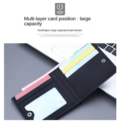 Child's Play Chucky Canvas Men Wallet Black/blue/gray Card Holder Male Money Bag bank Holder Short Purse Credit Card Case Bag