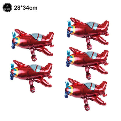 Fighter Balloon Boy Airplane Birthday Party Helicopter Plane Balloon Aircraft Balloon for Aviator Themed Birthday Party Decor