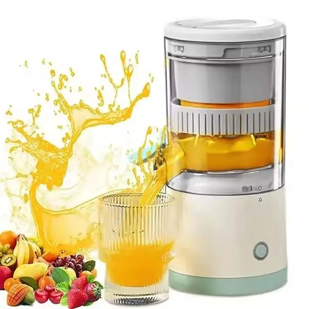 Rechargeable Portable Citrus Juicer with USB Charging & Cleaning Brush