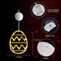 Easter Window Lights Hanging Ornaments 2024 Easter Eggs with Suction Cup for Indoor Home Window Door Farmhouse Decoration