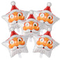 5pcs Christmas Foil Helium Balloon Santa Snowman Penguin Candy Merry Christmas Theme Party Decoration Air Globos Kids Gifts