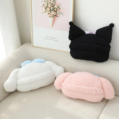 Lovely Kuromi My Melody Back Cushion Home Deocr