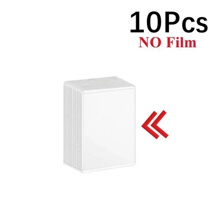 50/1Pcs Transparent Card Sleeve with Protective Film Clear Card Holder Idol Photo Game Baseball Card Holders Cover 35PT 3"x4"