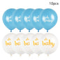 10pcs Oh Baby Printed Latex Balloons It is A Boy Girl Balloon Birthday Party Baby Shower Decoration Boy Girl Gender Reveal decor