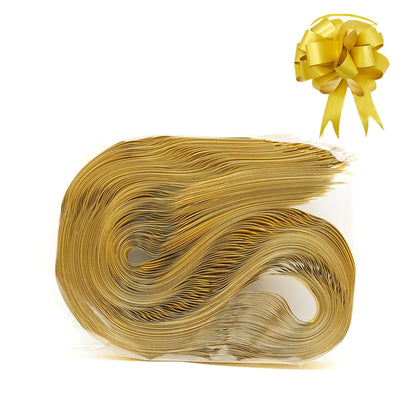 10/20/50Pcs Pull Bow Flower Pull Tie Ribbon for Christmas, Valentines Day, Wedding,Mother's Day, Birthday Party Gift Decoration