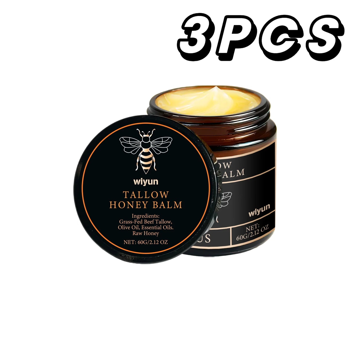 Tallow Honey Cream Glow Hydrating Skin Improve Elasticity Soft Bleaching Improve Dullness Firming Face Body Moisturizer Lotion