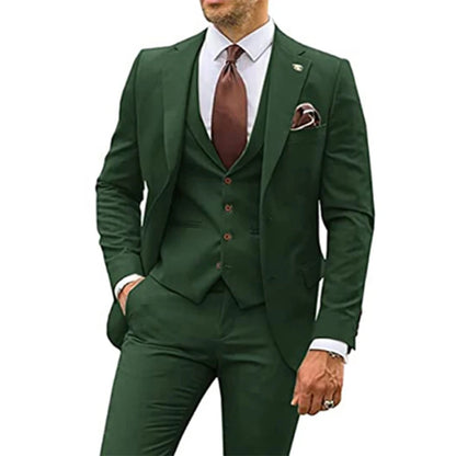 3 Pieces Tuxedo Suits for Men Slim Fit