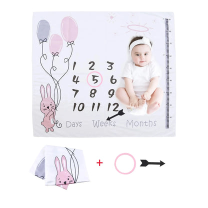 Baby Monthly Milestone Blanket