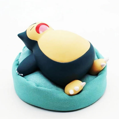 6 Pcs Anime Pokemon Model Kit Characters Figure Starry Dream Pikachu Eevee Series Car Interior Hand Sleeping Position Toys Gifts