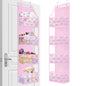 4/6-Tier Hanging Storage Bag Foldable Organizer Over-The-Door Holder For Hair Accessories Snacks Toys Clothes Storage Holder