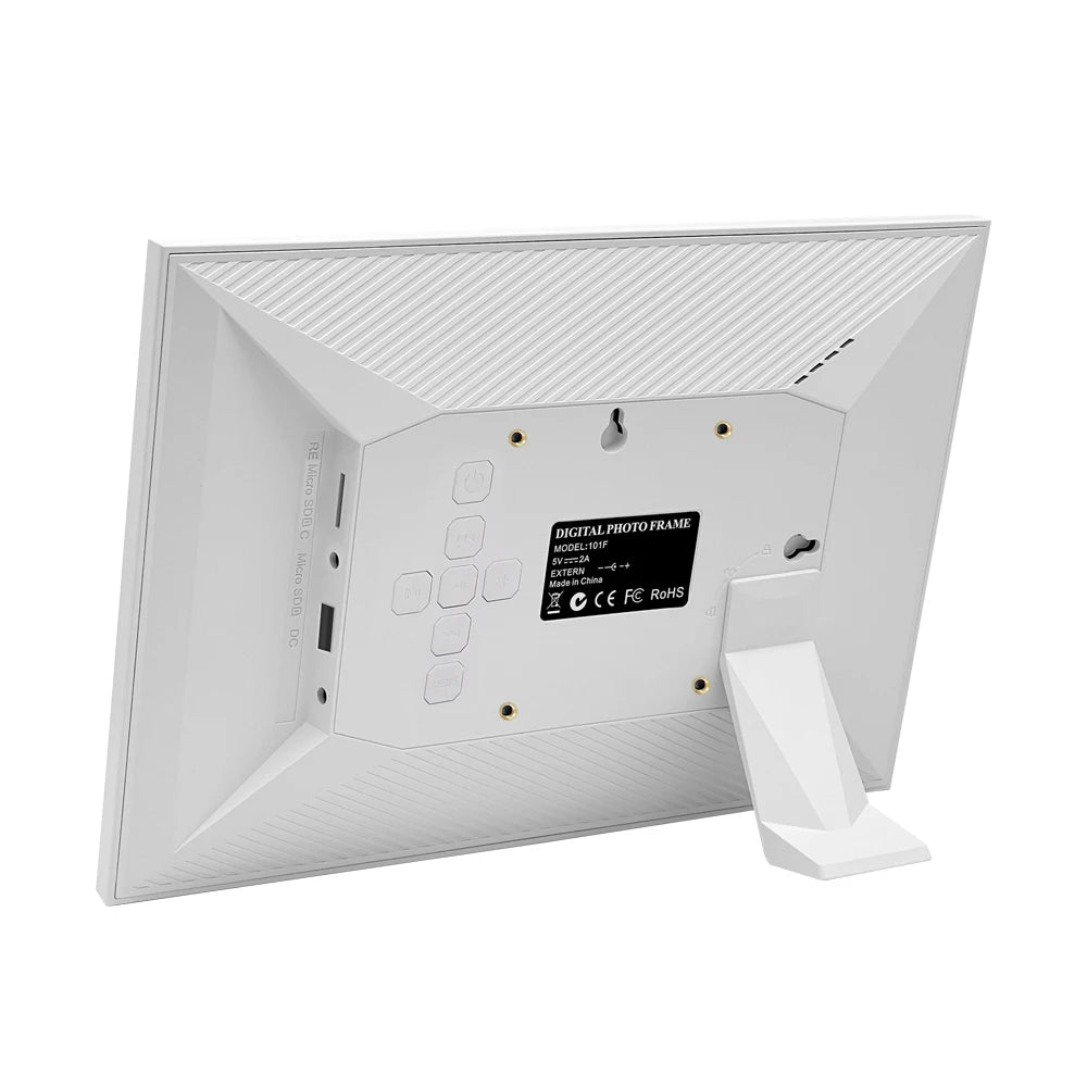 10‑Inch IPS Digital Photo Frame with 1280×800 Display & Remote Control