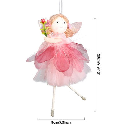 1pc Easter Flower Fairy Decoration Cute Rabbit Hanging Pendant Spring Easter Party Decor Birthday Baby Shower Supplies Kids Gift