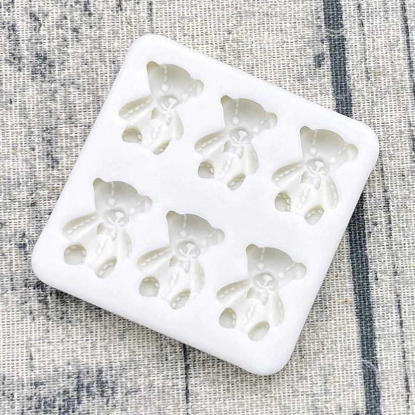 Bear Silicone Cake Baking Mold Sugarcraft Chocolate Cupcake Resin Tools Fondant Decorating Tools
