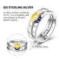 925 Sterling Silver Ring – Colorful Cubic Zirconia Women’s Wedding & Engagement Jewelry