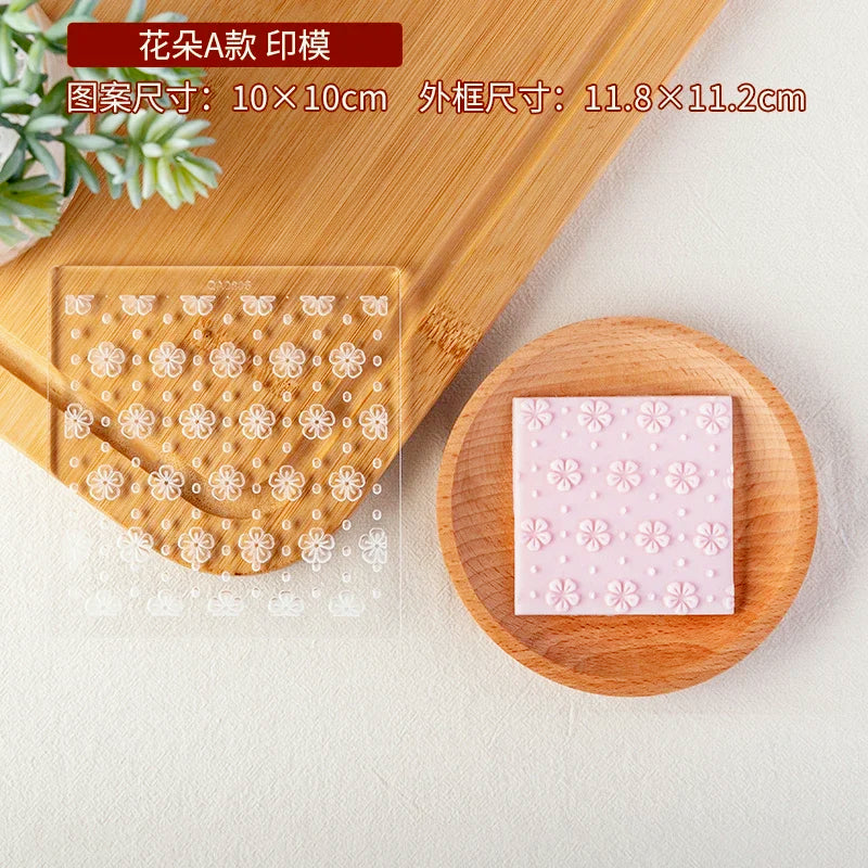 New Plant Flower Cookie Embosser Mould Spring Easter Party Fondant Biscuit Mold Cake Decorating Tools Acrylic Icing Cookie Mould