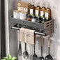 New Kitchen Storage Rack Seasoning Rack Wall-Mounted Condiment Multi-Functional Household kitchen organizer Storage Rack