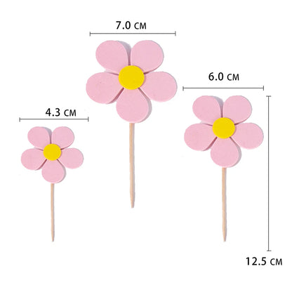 Princess Flower Cake Topper – Happy Birthday Decoration for Girl’s 1st Birthday, Baby Shower & Party Gift Box