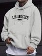 Men’s Los Angeles USA Print Hoodie – Long Sleeve Cotton Pullover
