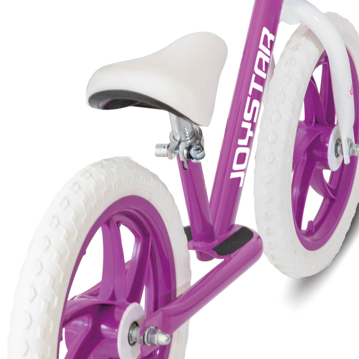JOYSTAR 12/14 Inch Kids Balance Bike for 18months-5 Years, Lightweight Toddler Balance Bikes with Footrest and Handlebar, Purple