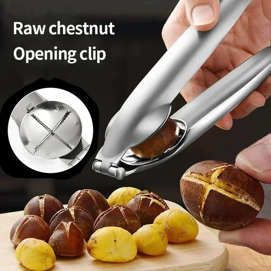 Chestnut Opener Machine Chestnut Clip Walnut Pliers Chestnut Sheath Cutter Nut Cracker Sheller Kitchen Tool Walnut Clip Peeler