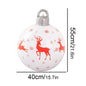 Multiple styles Giant Inflatable Christmas Ball Outdoor Inflatable Decoration Christmas Snowman PVC Inflatable Decorated Ball